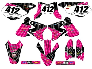 2005-2023 DRZ 400 SM RACE SERIES Pink Senge Graphics Kit Compatible with Suzuki - Picture 1 of 10