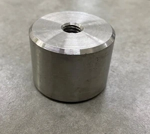 Earthing / Grounding Welded Boss, 316SS, 40x30mm x 3/8"-16 Thread - Picture 1 of 7