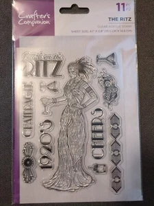 Crafters Companion THE RITZ Clear Acryl Stempel Box Stanze 11 Stck. - Bild 1 von 2