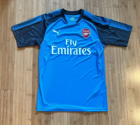 Arsenal Puma 2017-18 Original Training Kit Mens Medium Football Shirt Cover