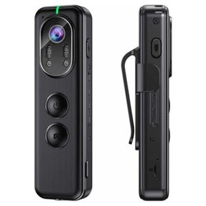 BOBLOV 64GB WiFi Mini Body Camera 1080P 6Hours Recording Wearable Video Recorder - Picture 1 of 13