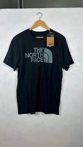 The North Face Half Dome Black Tee Grey Print New (XL) - Picture 1 of 4