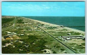 c1950er North Carolina Outer Banks OBX Vogelperspektive Postkarte - Bild 1 von 2