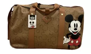 Disney Mickey Mouse 20” Duffel Travel Overnight Weekender Bag Shoulder Strap NWT - Picture 1 of 18