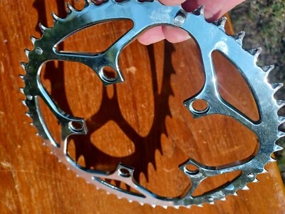 SUGINO CHROMED V3 Alloy Chainring Chainwheel 5-Bolt 110-bcd 50-tooth - Japan - Image 1 of 4