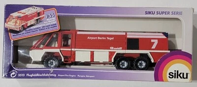 New Siku Super Serie Model 1:55 Scale 3513 Airport Fire Engine Berlin Tegel NOS - Image 1 of 4