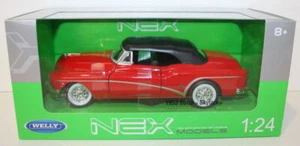 Welly NEX 1/24 Scale 24027W - 1953 Buick Skylark - Red - Top Up - Picture 1 of 9
