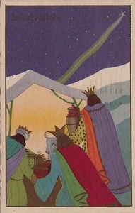 # augurali: I RE MAGI 1937 - STILE DECO ediz. C. CAPELLO - Milano - Bild 1 von 1