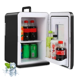 15L Mini Kühlschrank Auto Party Kühlbox Minibar Tragbar Minikühlschrank 12V/230V - Bild 1 von 9