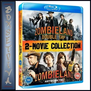 ZOMBIELAND1 & 2: DOUBLE TAP  *BRAND NEW BLU-RAY ** REGION FREE  - Picture 1 of 2