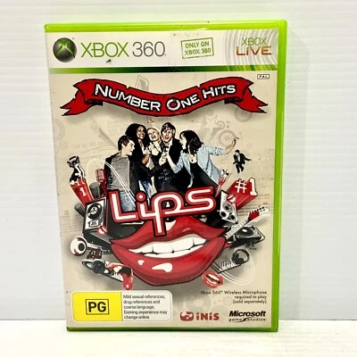 Lips: Number One Hits - Xbox 360 - Tested & Working - Free Postage - Image 1 of 4