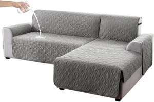 NEW L-Shape Sofa Slipcover Sectional Cover Waterproof Pet Couch Protector - Picture 1 of 6