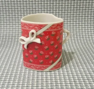 Herzform Kaffeebecher Herzhenkel Rot Valentinstag Teetasse Made in Japan - Bild 1 von 9