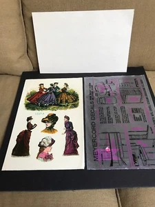 Vintage Meyercord Decals 1537-A Instruction Sheet Original Wrapper Complete VGC - Picture 1 of 7