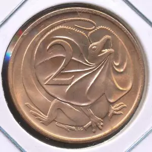Australia 1982 dos centavos 2c Isabel II - gema sin circular - Imagen 1 de 3