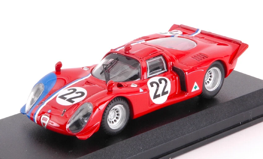 Vehículo Modelo Escala 1:43 Mejor ALFA ROMEO 33.2 Nº 22 vehículos de carretera diecast Foto 1 de 1