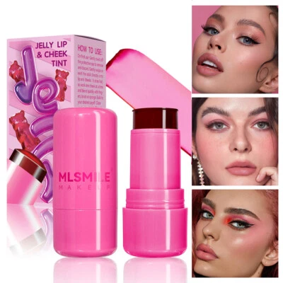 Jelly Tint Blush Stick Rouge Cream Cheek Contour Face Blusher Waterproof Makeup - Image 1 of 4