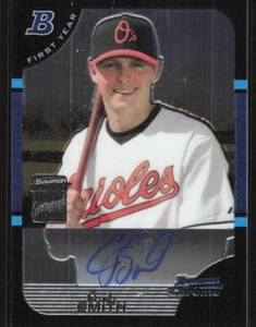 2005 BOWMAN CHROME C.J. SMITH 351 MINT 1ST RC AUTOGRAPH BALTIMORE ORIOLES - Picture 1 of 2