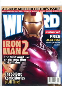 Revista Wizard #207 Edición Coleccionista Oro Enero 2009 Alex Ross Cómic Vista Previa - Imagen 1 de 3