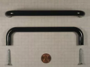 HEWI #548.148 NAILON ""WIRE TIL", NEGRO, 138 mm C-C - Imagen 1 de 2