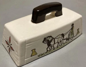 Metlox Poppytrail Homestead Provincial California Pottery Butter Dish Top Only - Picture 1 of 7