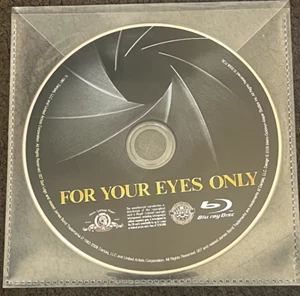 NEW FOR YOUR EYES ONLY (1981) - Blu-ray disc only in clear plastic envelope - Picture 1 of 3