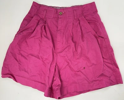 Vintage Womens Dockers Shorts Size 8 Pink High Waisted Pleated  - Image 1 of 4