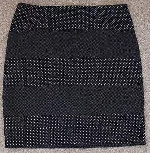 Tommy Hilfiger Women’s Skirt Black/White Size UK 8 - Picture 1 of 4