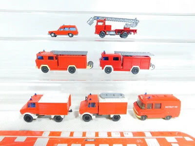 7x wiking 1:87 / H0 Modelo de Bomberos: Magirus + Mercedes / MB, 2da. opción # - Imagen 1 de 4