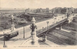 Belgique - MOLENBEEK (Brux.-Cap.) Boulevard du Jubilé - Pont Monumental - Tram - - Picture 1 of 2