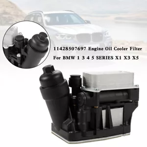 11428507697 Engine Oil Cooler Filter For BMW 1 3 4 5 SERIES X1 X3 X5 · ZA - Picture 1 of 12