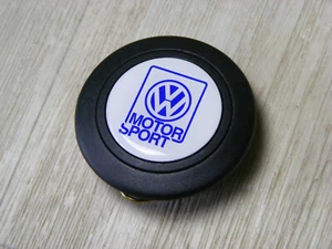 VW Motorsport Hupenknopf Horn Button Momo Raid Nardi Golf GTI Jetta Polo Corrado - Picture 1 of 2