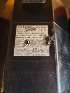 Fanuc A06b-0571-b075 #7008 Finn power F5-25FB Servo motor - Picture 1 of 2