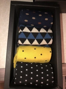 Charlotte & Joffre Men’s Crew Socks - Picture 1 of 2