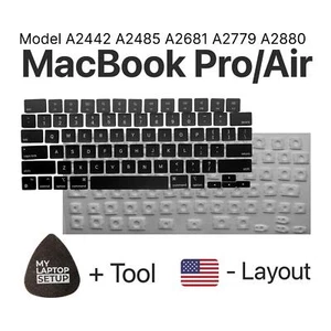 Ersatztaste für MacBook Pro/Air 14 16 2021-2023 A2442 A2485 A2681 A2779 A2780 US - Picture 1 of 12