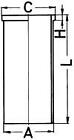 Zylinderhülle für MERCEDES-BENZ SEAT KOLBENSCHMIDT 88588190