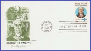 Philip Mazzei USA4 #C98 U/A ARTMASTER FDC - Imagen 1 de 1