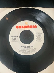 PROMO 45 Johnny Mathis Arianne COLUMBIA NM - Picture 1 of 2