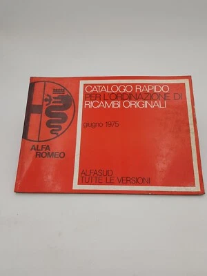 Manuale officina Alfa Romeo Alfasud tutte le versioni catalogo ricambi originale - Immagine 1 di 4