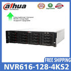 Dahua 128Ch NVR 4K NVR616-128-4KS2 3U 16HDDs IP Camera Inputs Video Recorder