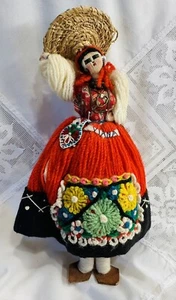 Disfraz Muñeca Portuguesa Portugal Vintage Caprichosa Hilo Tejido Años 50 - Imagen 1 de 11