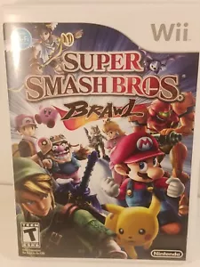 Nintendo WII SUPER SMASH BROS. BRAWL Game Disk In Case NO MANUAL and UNTESTED - Picture 1 of 7