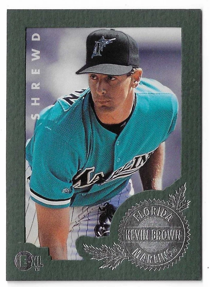 1996 E-Motion XL Baseball Kevin Brown Card #182 Florida Marlins - Image 1 of 2