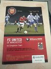 2006 FCUM FC United Of Manchester V Congleton Town Football Programme