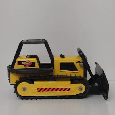 Bulldozer vintage Tonka de acero amarillo 13" Foto 1 de 4