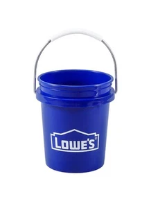 5 PK -  Lowe's 🪣 Mini Bucket 0.4 -Quart BPA Free / Food- Grade Polypropylene - Picture 1 of 7