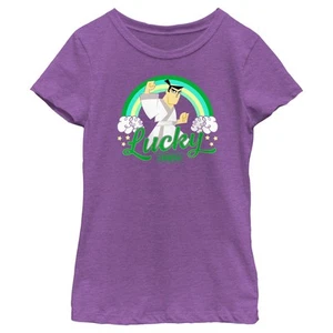 Girl's Samurai Jack St. Patrick’s Day Lucky T-Shirt - Picture 1 of 7