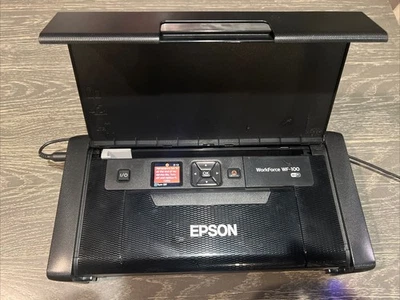Epson WorkForce WF-100 Wireless Mobile Inkjet Printer Works Read Description - Image 1 of 4