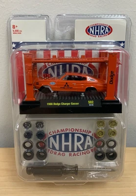 2022 M2 Machines “NHRA” 1966 Dodge Charger Gasser Kit Modelo S02 22-03 Perfeito Estado Leia - Imagem 1 de 4