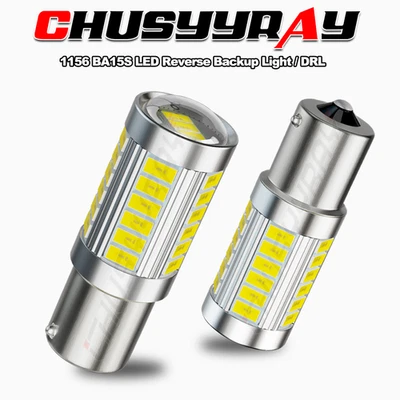 For 1975-1985 Chevrolet C10 1156 BA15S LED Reverse Backup Light Bulbs 6000K 2PC - Image 1 of 4